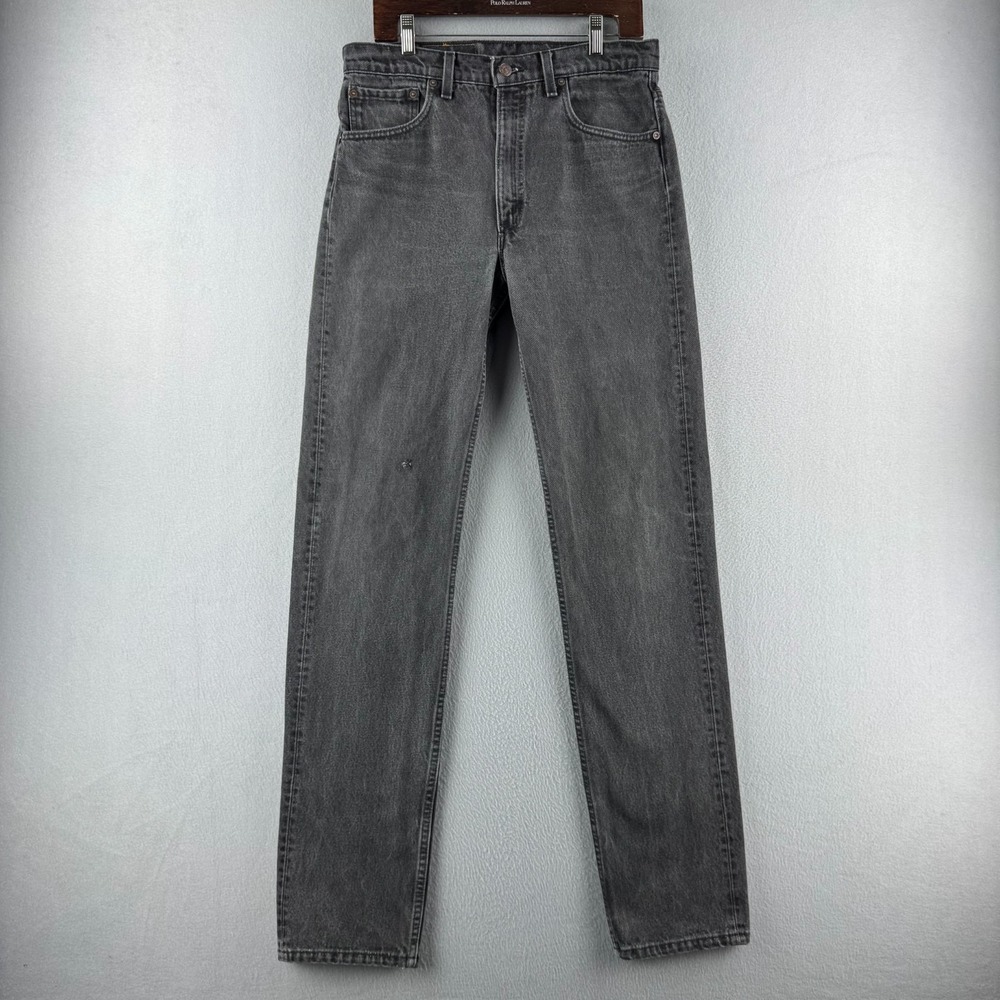 Vintage Levis Jeans Mens 34x36 (Fits 33x36) Black 505 90s Made in USA